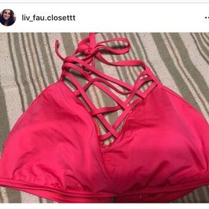 Hot pink bikini top!